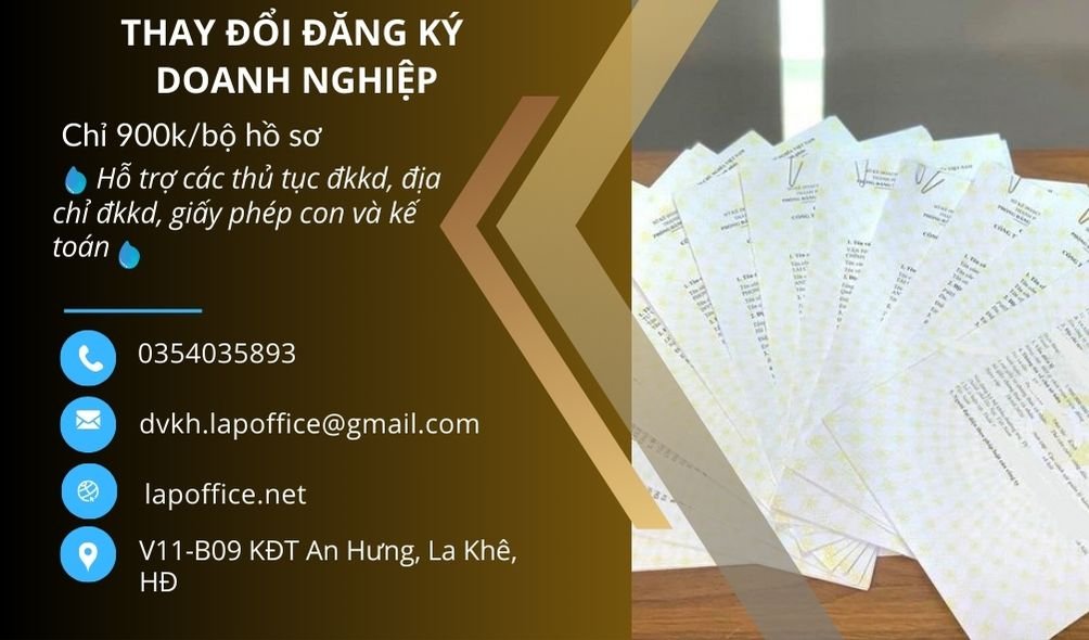 THAY ĐỔI KẾ TOÁN TRƯỞNG TRONG DOANH NGHIỆP