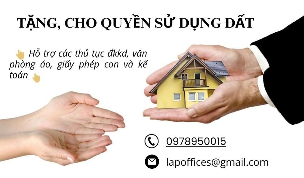 THỦ TỤC TẶNG, CHO QUYỀN SỬ DỤNG ĐẤT