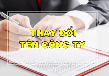Dịch vụ thay đổi tên công ty